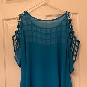 Teal Blouse